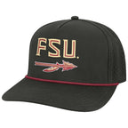 Legacy Men's FSU Spear Adjustable Mid Profile Hat - Black