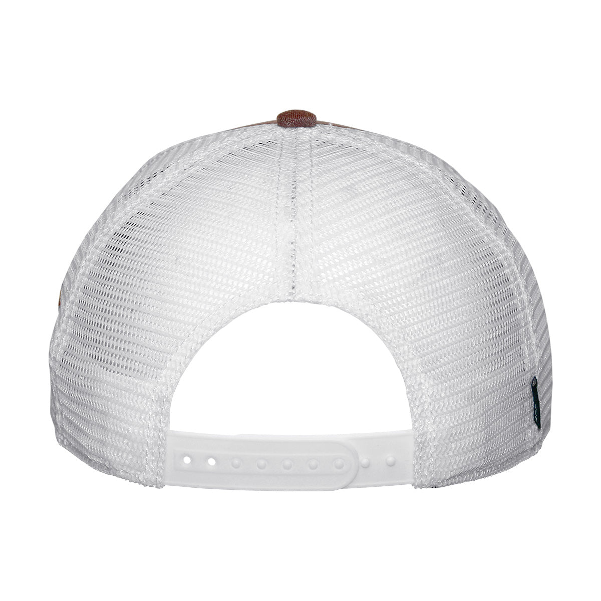 League Men's Howser/FS Design Adjustable Mid Profile Trucker - Melange Brown/White