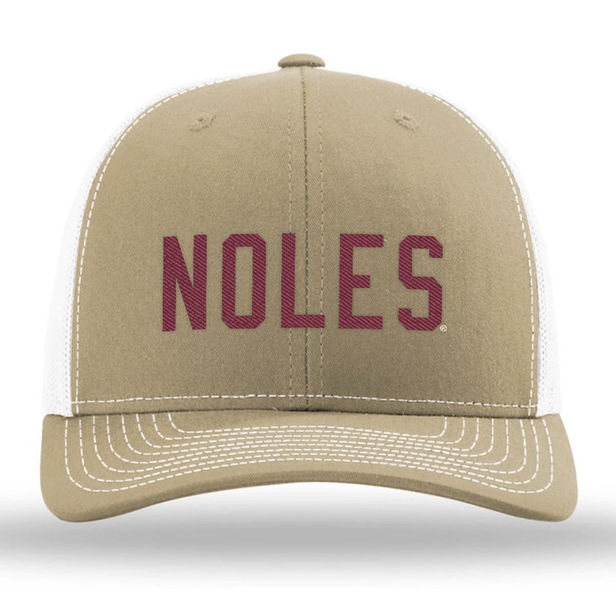 Uscape Richardson Men's Noles Adjustable Trucker Hat - Khaki/White