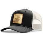 Uscape Richardson Florida State Osceola/Renegade Patch 112 Adjustable Trucker Hat - Black/Birch