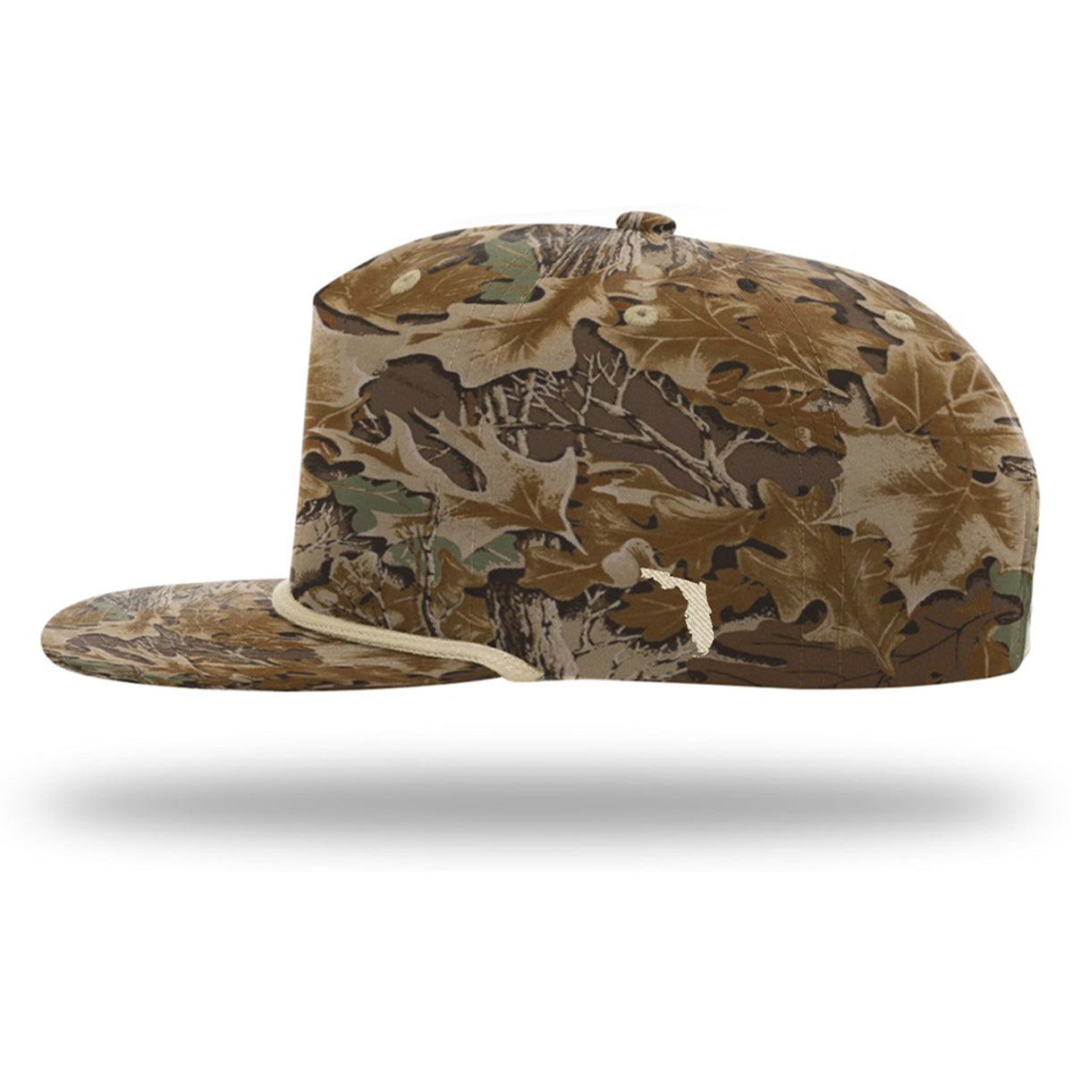 Uscape Richardson Men's Seminoles 1851 Flat Bill Adjustable Camo Hat - Camo