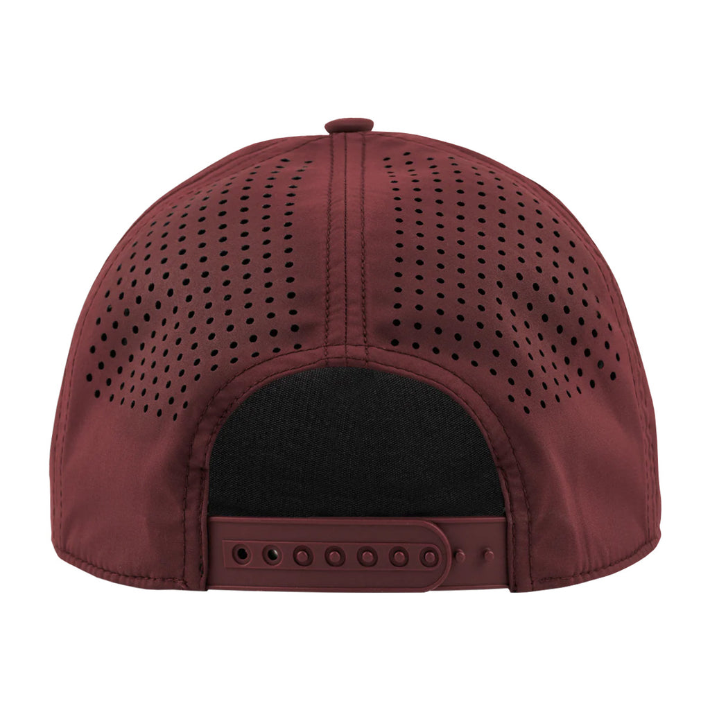 Branded Bills Men's Arrowhead Logo Curved 5-Panel Rope Hat - Garnet