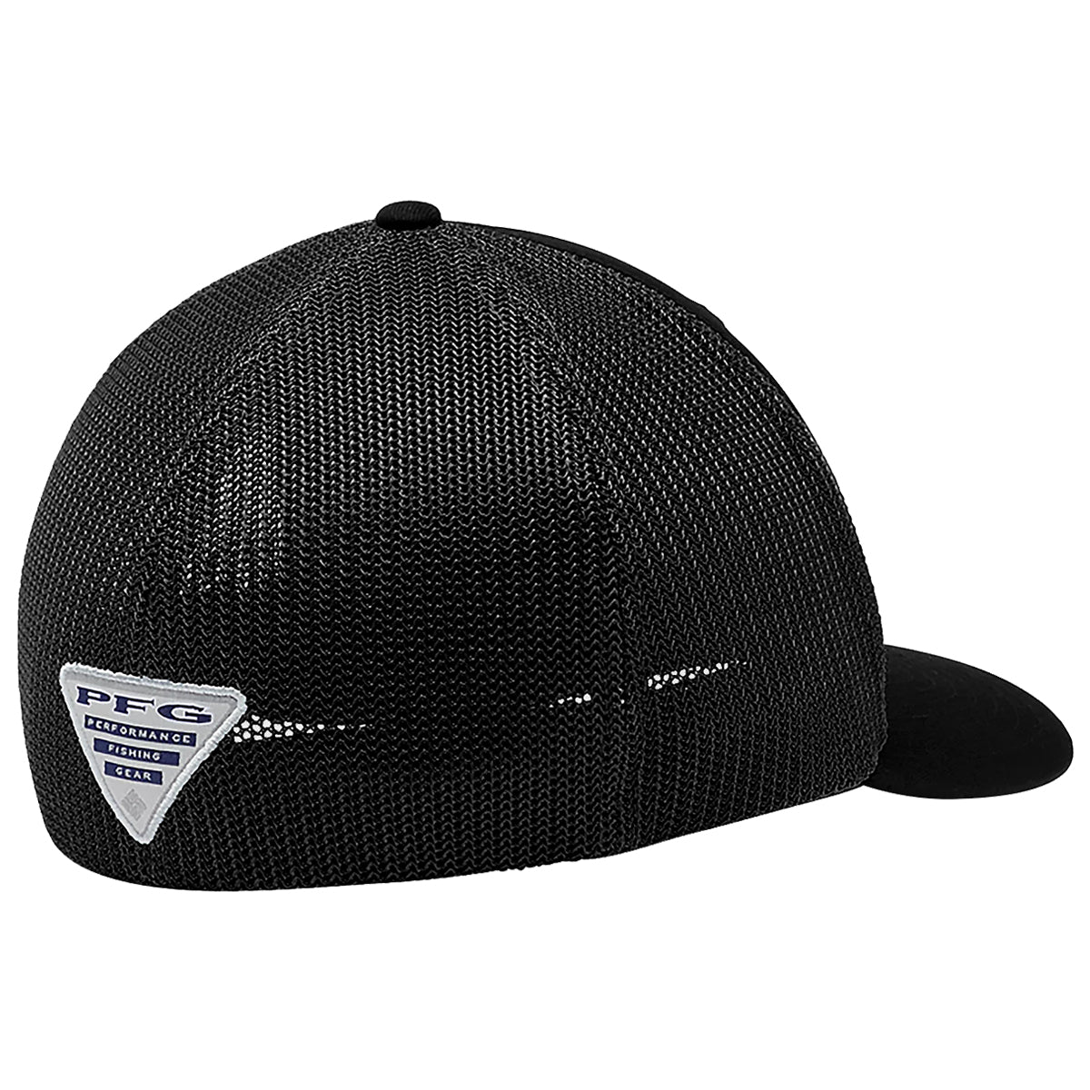 Columbia Fish Flag/Seminole Logo Design PFG Mesh Flexfit Hat - Black