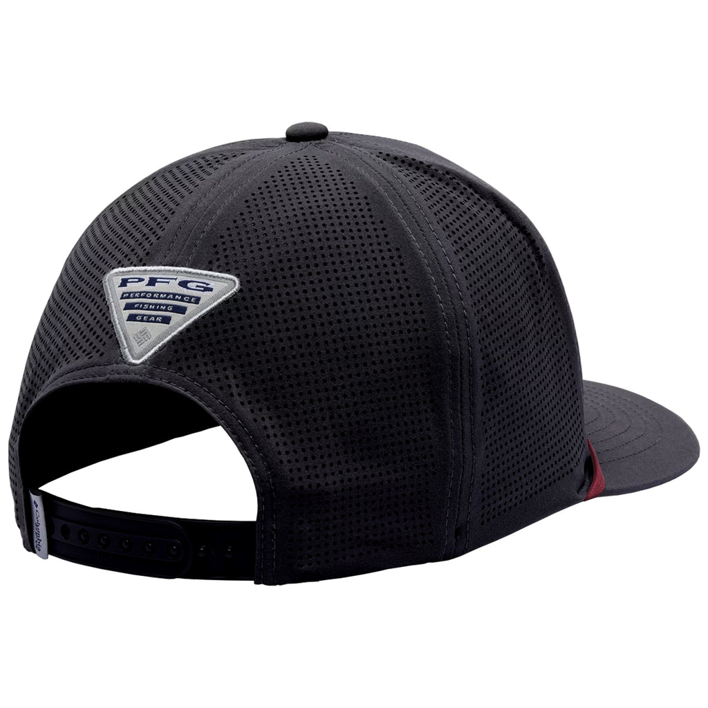 Columbia Stacked FSU Patch PFG Tidal Pursuit Snapback Adjustable Hat - Black