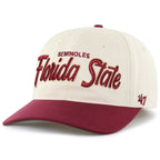 Forty Seven Brand Men's Seminoles/Florida State Flexfit Crosstown Franchise Hat - Natural/Garnet