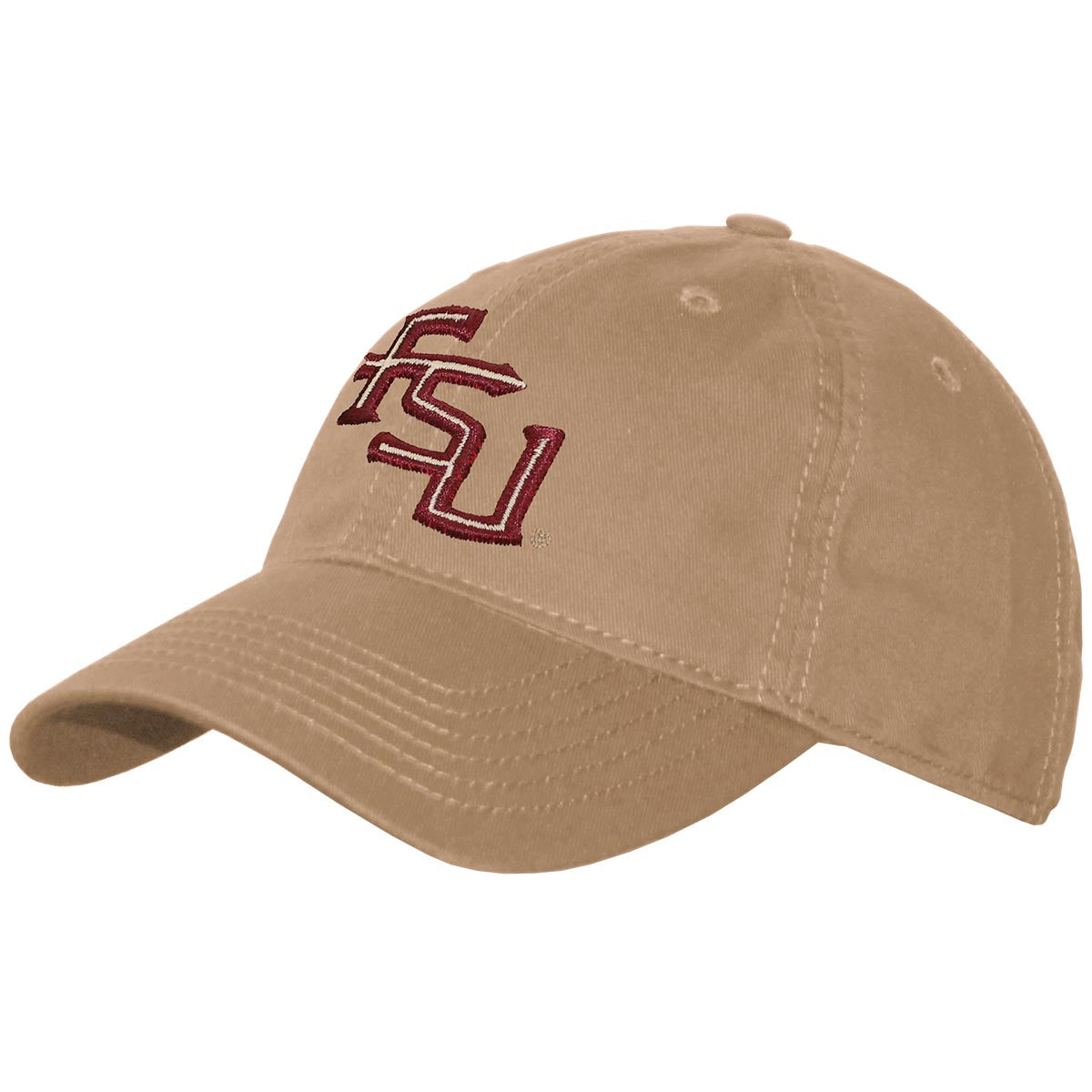 Legacy Stacked FSU Adjustable Relaxed Twill Hat - Antique Gold