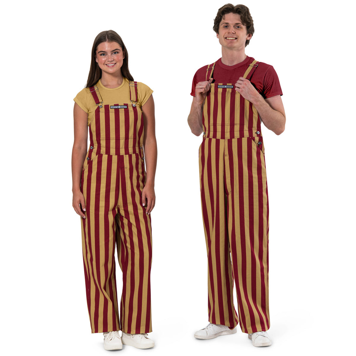 Game Bibs Men's Garnet/Gold Overalls