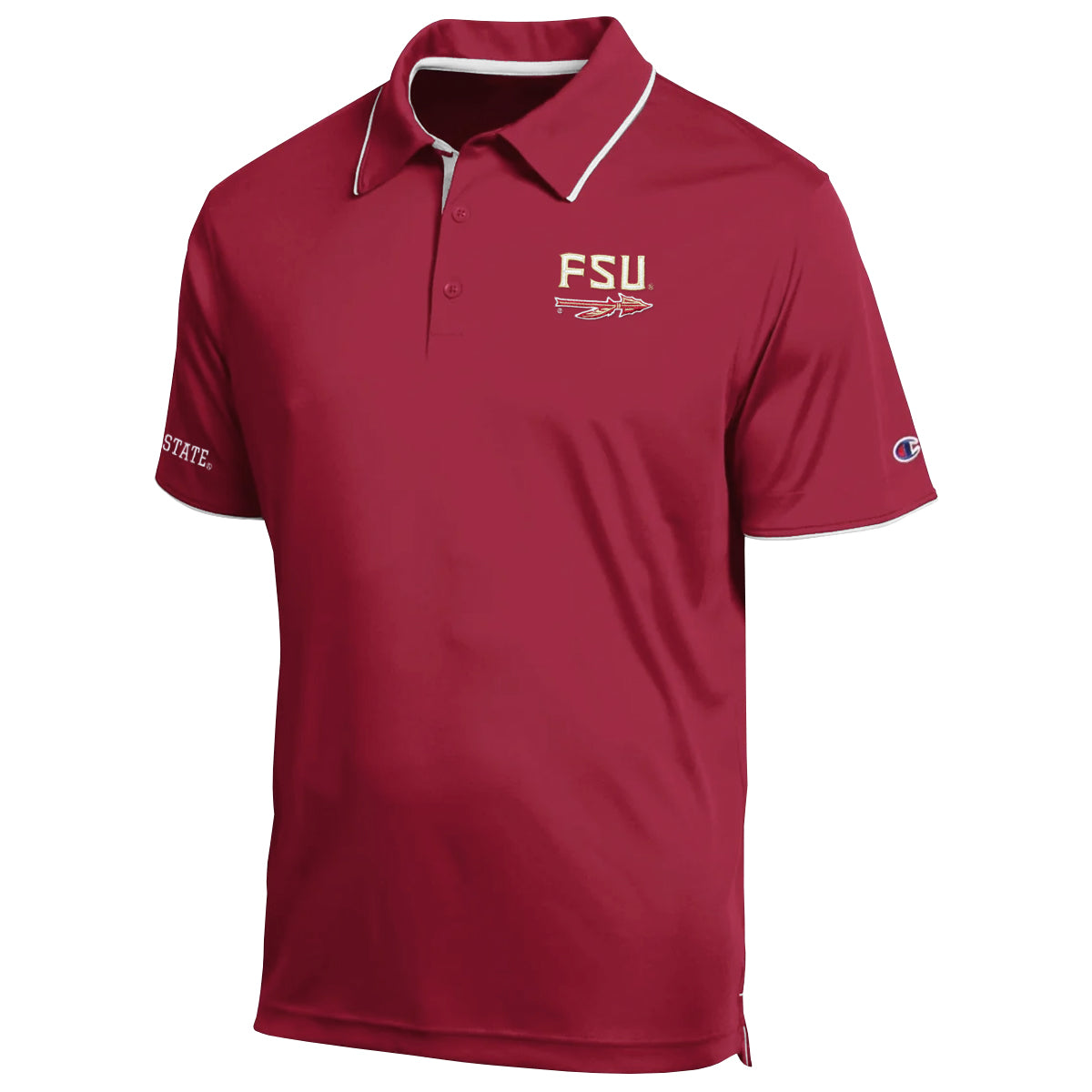 Champion Men's FSU Spear Performance Polo - Garnet