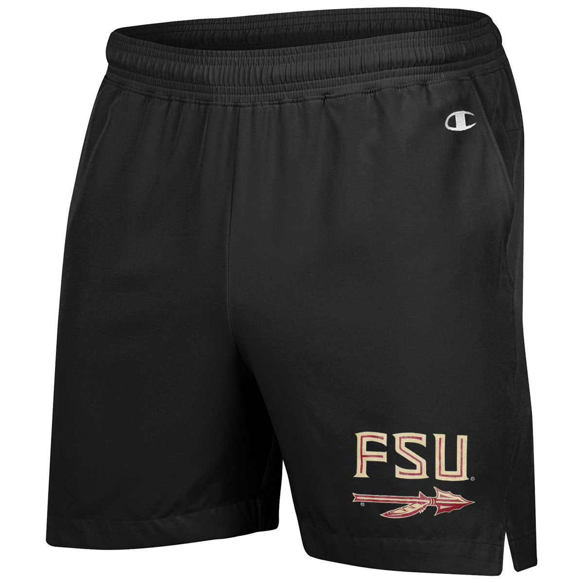 Champion Men's FSU Spear 5" Woven Short - Black