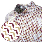 Warner Safari Men's State of Florida Sublimated Polo - White