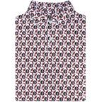 Warner Safari Men's Arrowhead/Seminole Logo/State of Florida Design Sublimated Polo - White