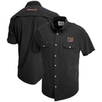 Snaps Men's FSU Spear Short Sleeve Tailgater Shirt - Black