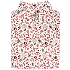 Warner Safari Men's All Over Vault Design Sublimated Polo - White