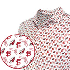 Warner Safari Men's Vault State of Florida/Arrowhead/FS Design Sublimated Polo - White