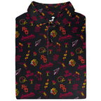 Warner Safari Men's All Over Vault Design Sublimated Polo - Black