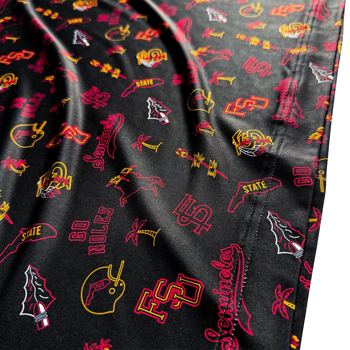 Warner Safari Men's All Over Vault Design Sublimated Polo - Black