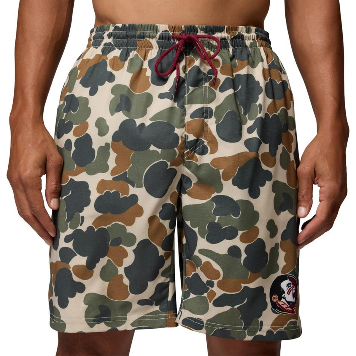 Columbia Men's Seminole Logo PFG Rambler Printed Short - Camo