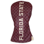 Team Golf Florida State/Seminole Logo Solid Quilted Driver Headcover - Garnet