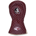 Team Golf Florida State/Seminole Logo Solid Quilted Driver Headcover - Garnet