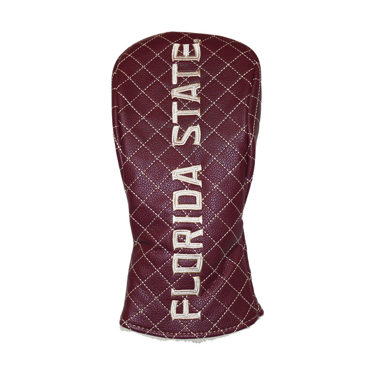 Team Golf Florida State/Seminole Logo Solid Quilted Fairway Headcover - Garnet