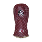 Team Golf Florida State/Seminole Logo Solid Quilted Fairway Headcover - Garnet