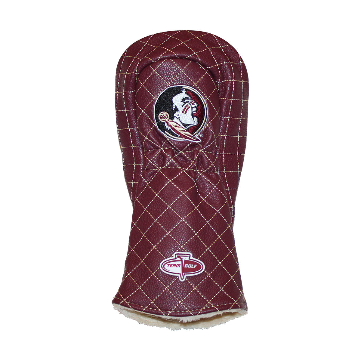 Team Golf Florida State/Seminole Logo Solid Quilted Fairway Headcover - Garnet