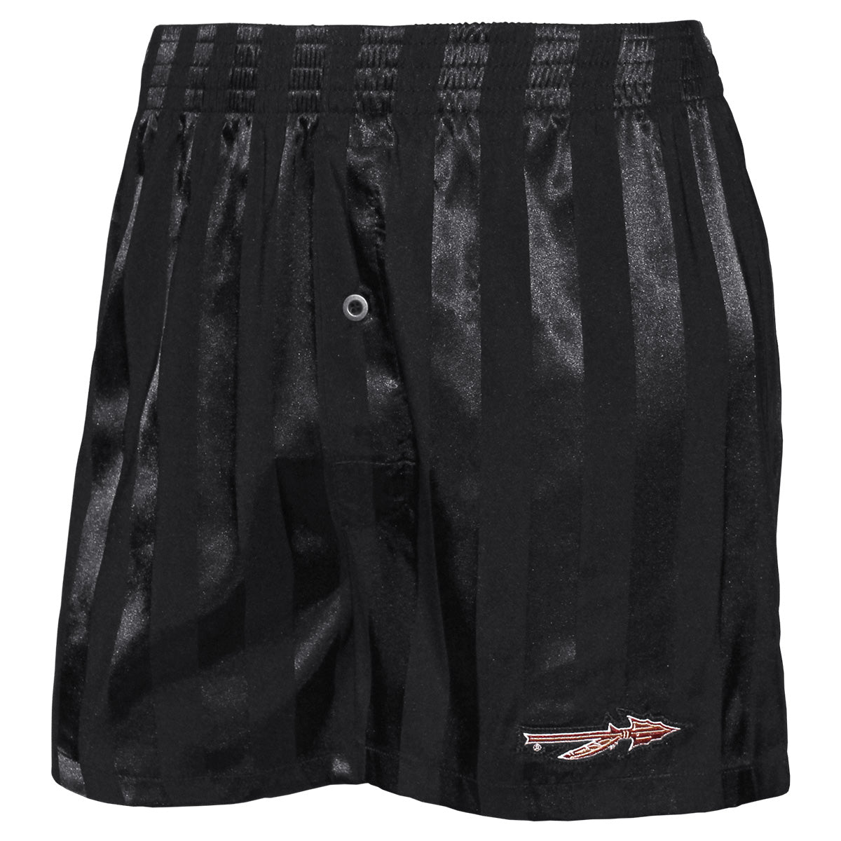 Concept Sports Men's Spear Logo Satin Boxer - Black