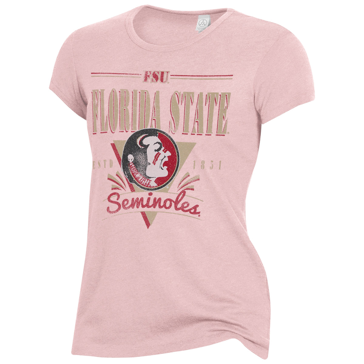 Alternative Apparel Women s Vault Florida State Seminole Logo Seminole Garnet Gold