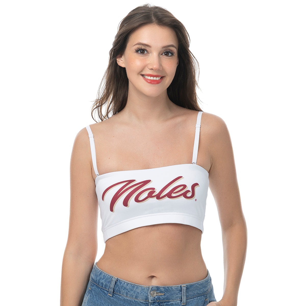 Zoozatz Women's Noles Convertable Bralette - White