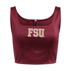 Hype & Vice Women's FSU Jersey Corset - Garnet