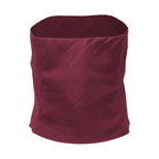Hype & Vice Women's Seminole Logo Linen Top - Garnet