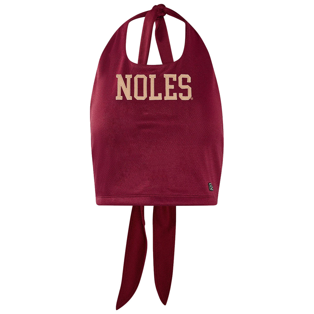 Hype & Vice Women's Noles Tie-back Jersey Top - Garnet