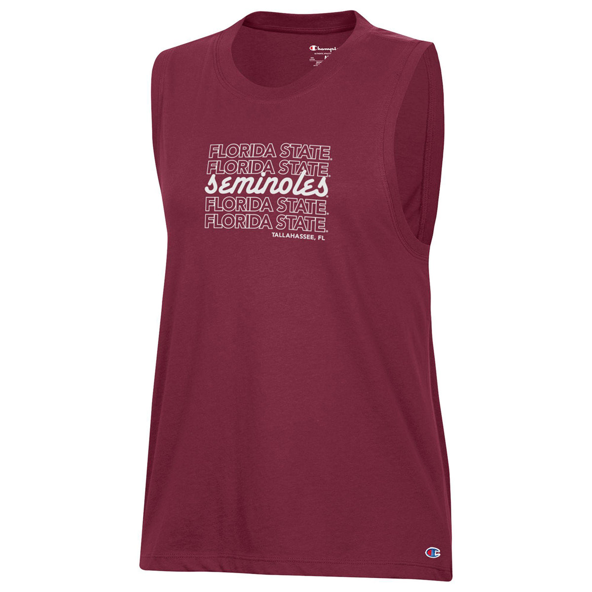 Champion Women's Florida State Seminoles Muscle Tank - Garnet