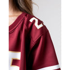 Established & Co. Women's Seminoles #25 Crop Zip Jersey - Garnet