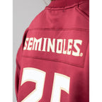 Established & Co. Women's Seminoles #25 Crop Zip Jersey - Garnet