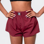 Established & Co Women's Seminole Logo Court Short - Garnet