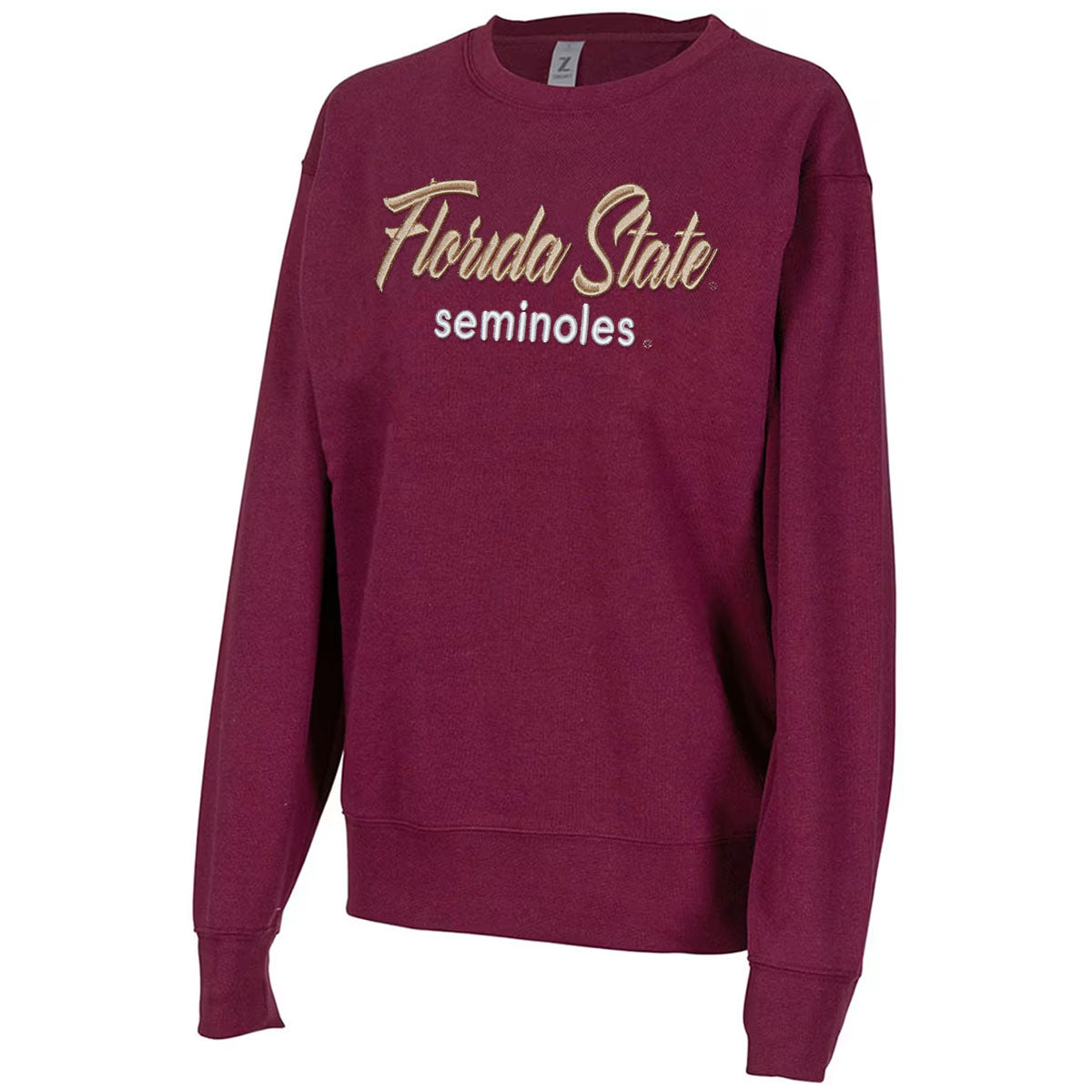 ZooZatz Women's Florida State Seminoles Crew Fleece - Garnet