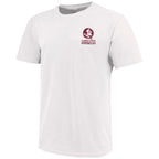 Image One Unisex Florida State Seminoles Poster Design Short Sleeve T-shirt - White