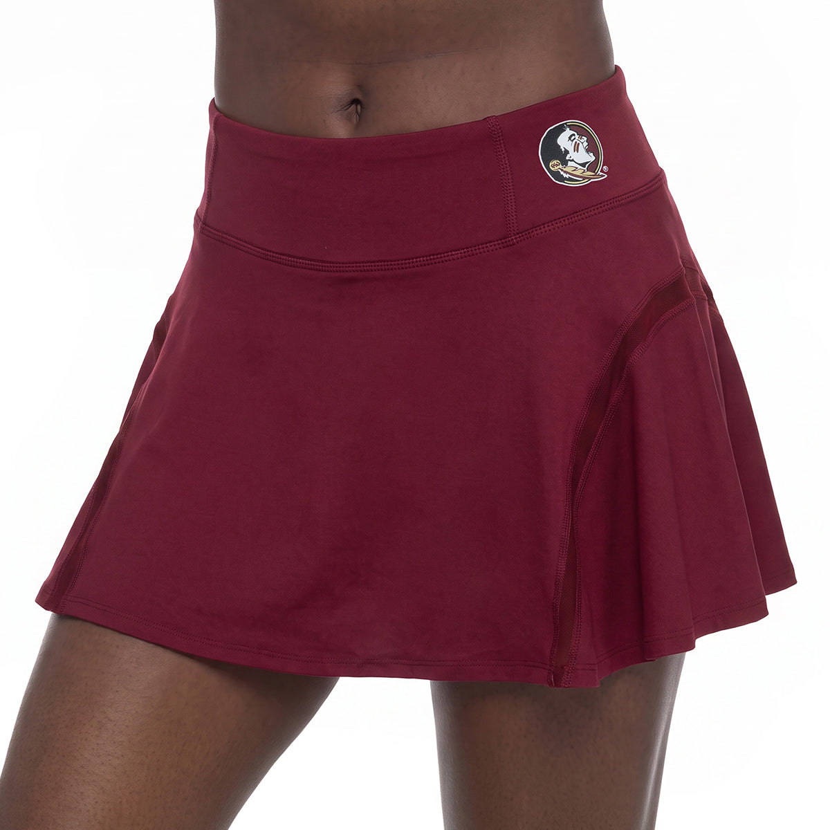 ZooZatz's Women's Seminole Logo Halo Skort - Garnet