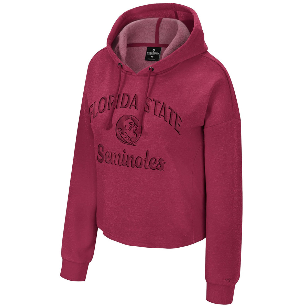 Colosseum Women's Florida State Seminoles/Seminole Logo Tonal Design Hood - Garnet