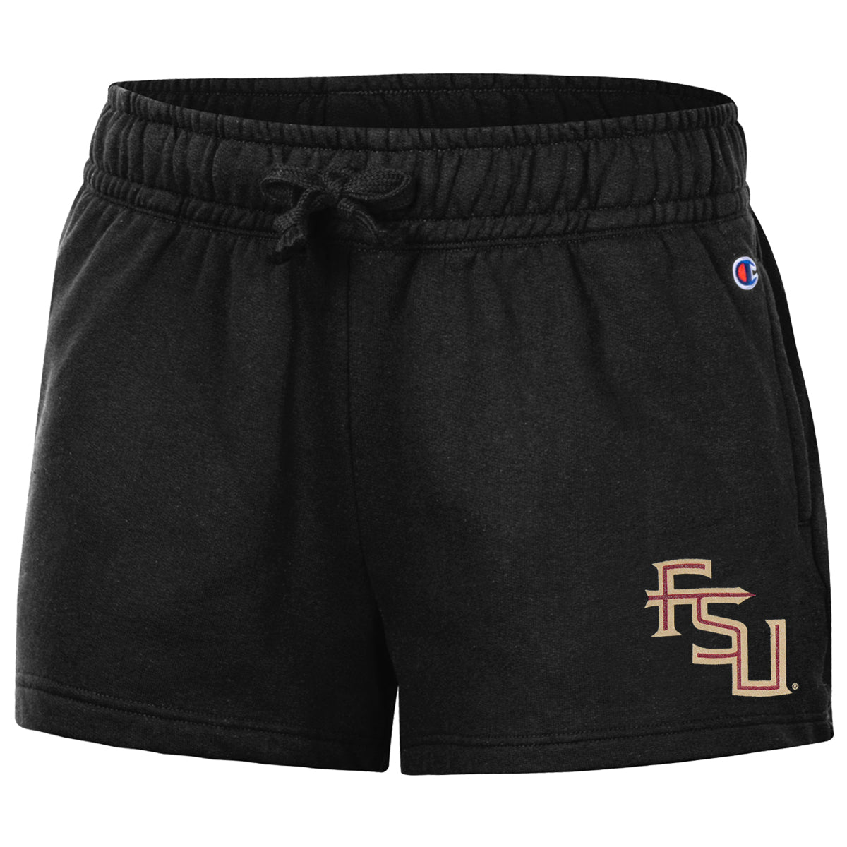 Champion Women's Stacked FSU Powerblend Short - Black