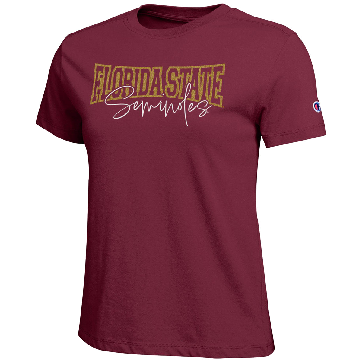 Champion Women's Florida State Seminoles Short Sleeve T-shirt - Garnet