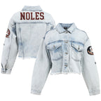 Hype & Vice Women's Noles Jean Jacket - Denim