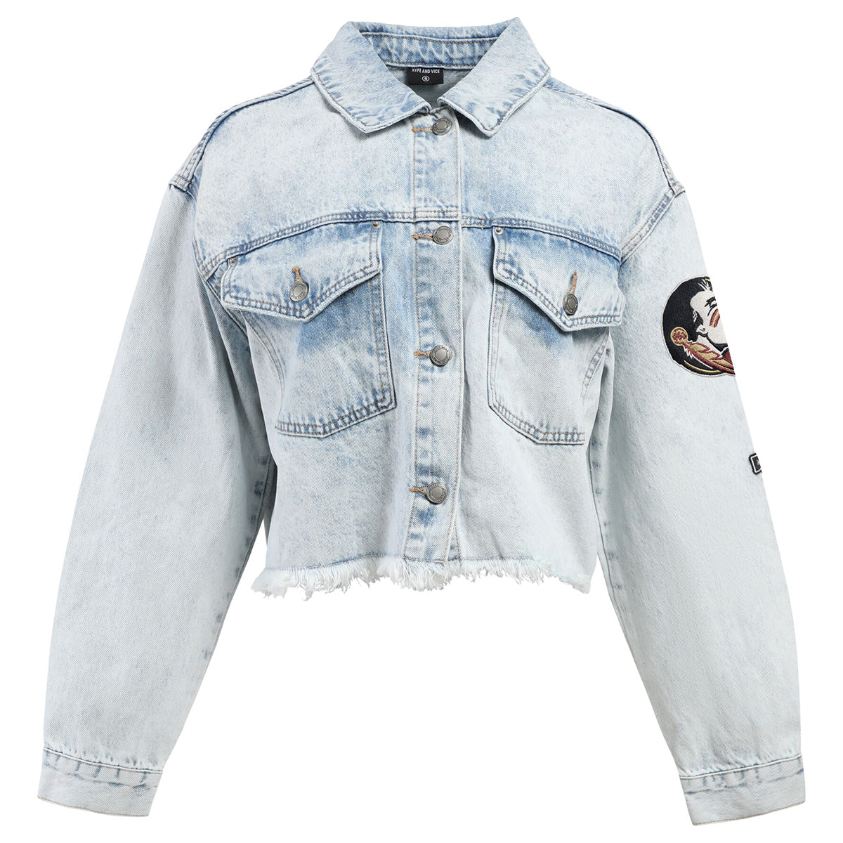 Hype & Vice Women's Noles Jean Jacket - Denim