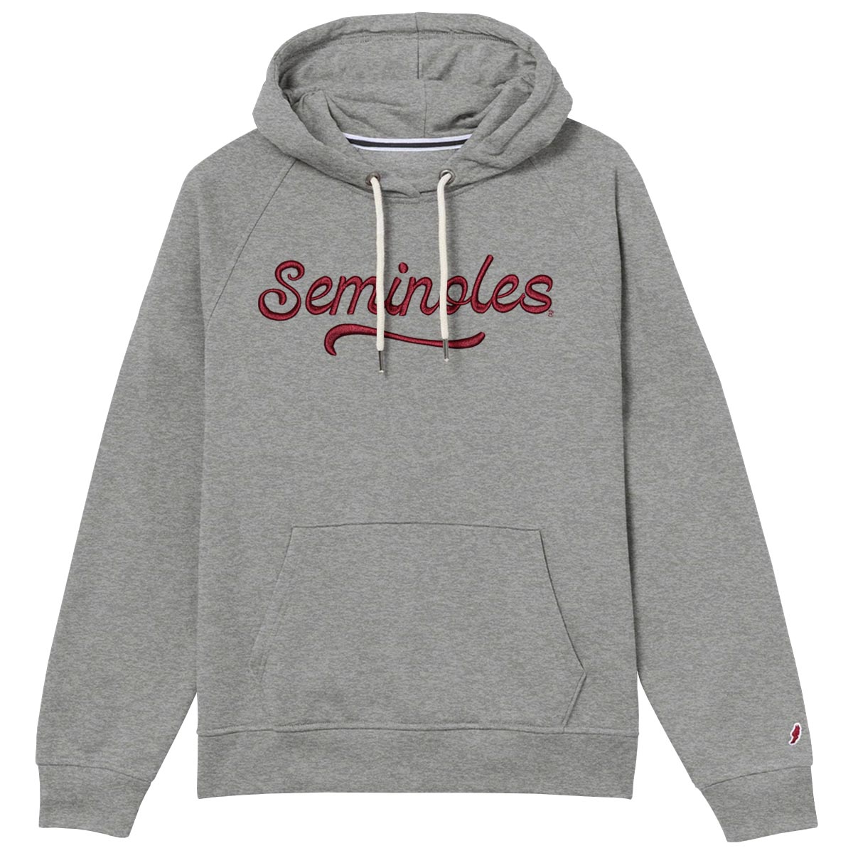League Women's Seminoles Tri-blend Hood - Fall Heather