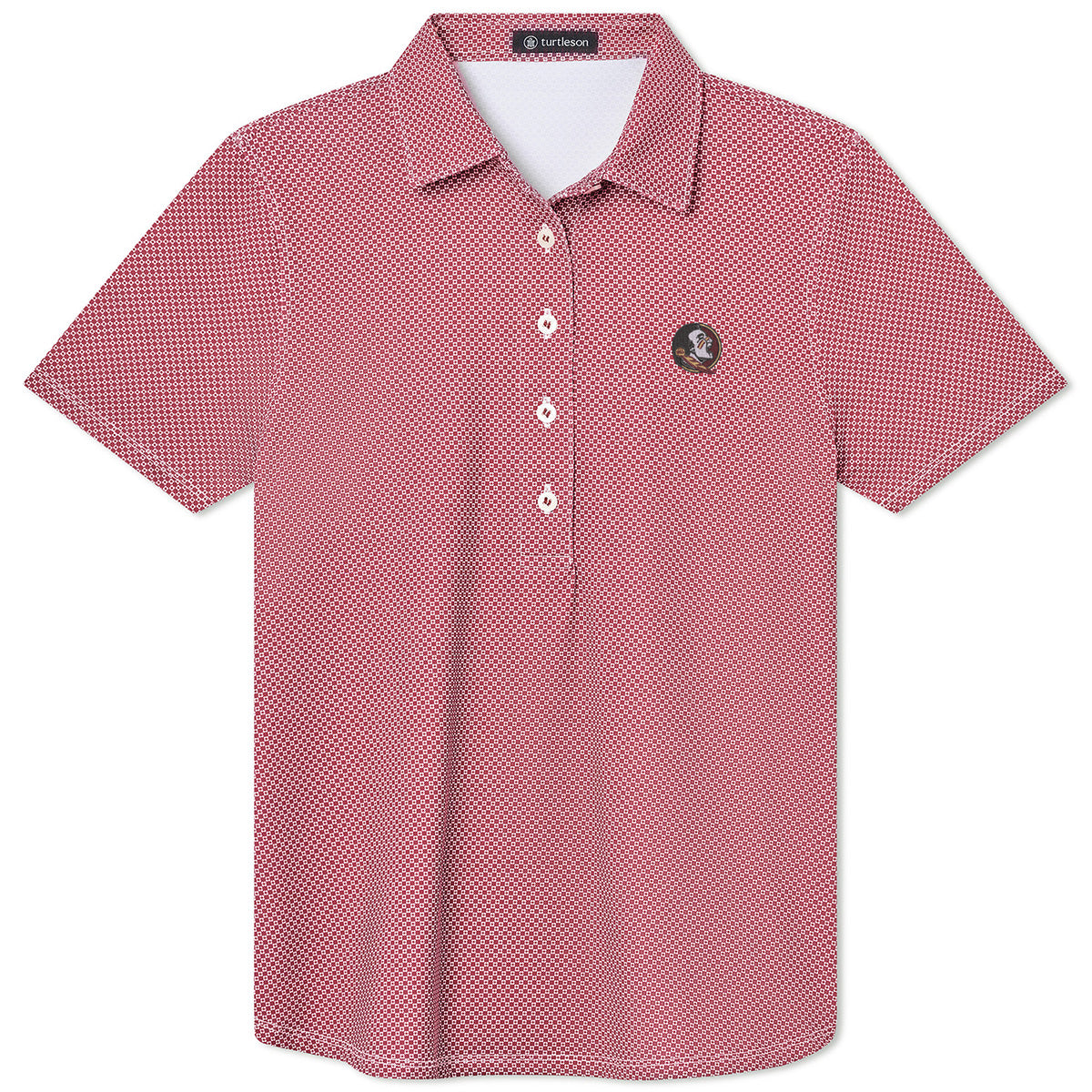 Turtleson Women's Seminole Logo Grayson Polo - Garnet