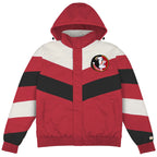 Homefield Men's Vault Seminole Logo/Florida State Retro Full-Zip Jacket - Crimson/White/Black