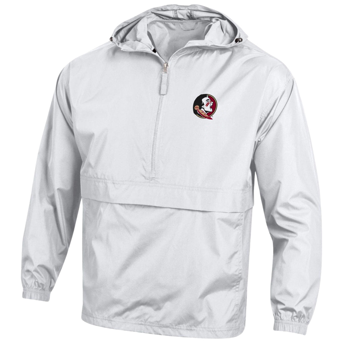 Champion Men's Seminole Logo Packable Jacket - White