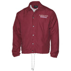 League Men's Florida State Seminoles/Seminole Logo Icon Coach's Jacket - Garnet
