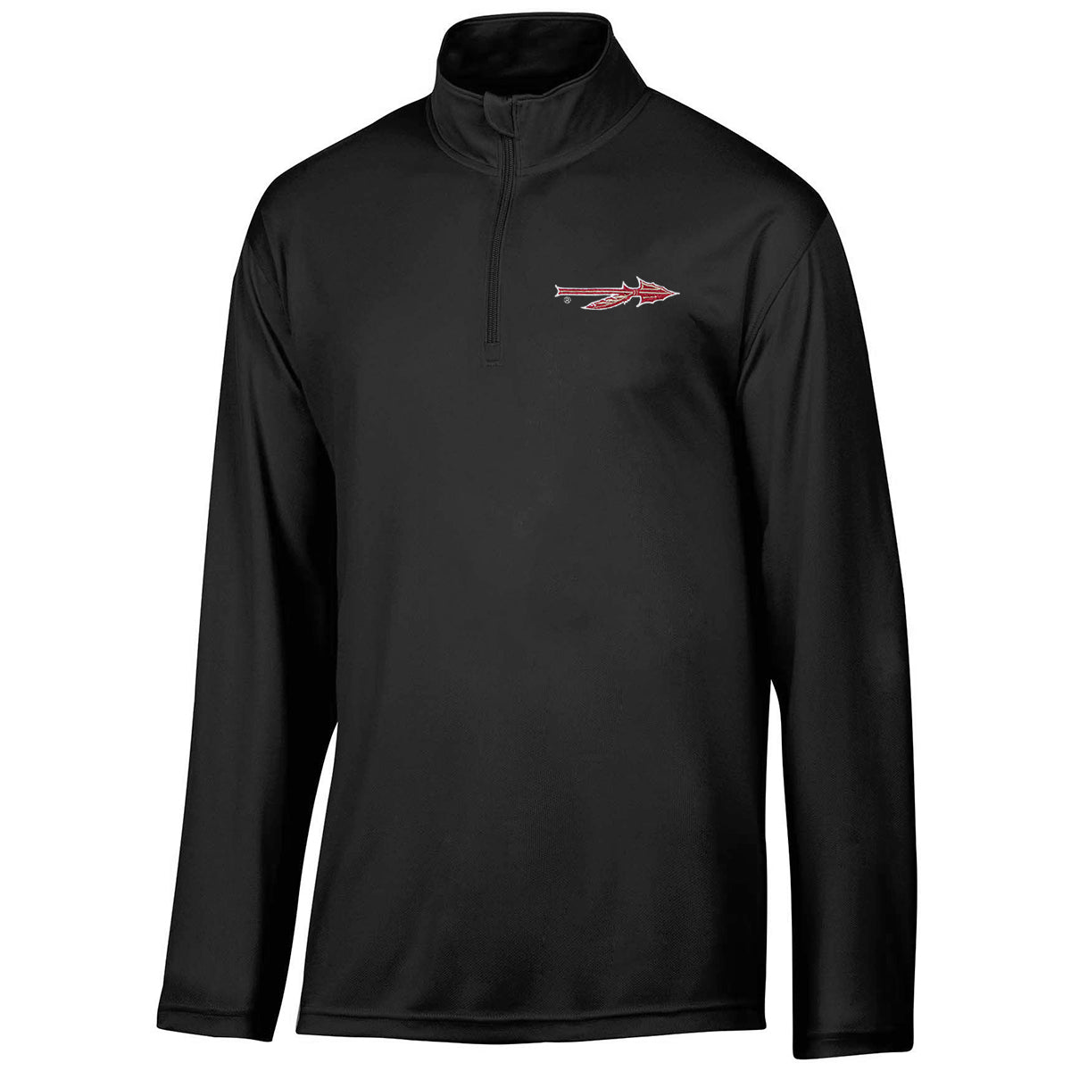 Champion Men's Spear Logo Performance 1/4 Zip - Black